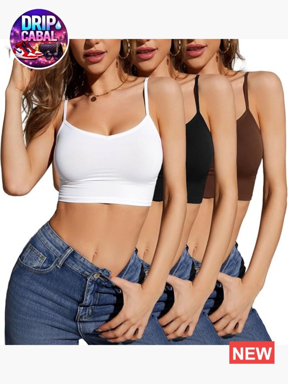 Slim Fit Sleeveless Crop Tank Top - Stretchy Workout Cami Layering Essential